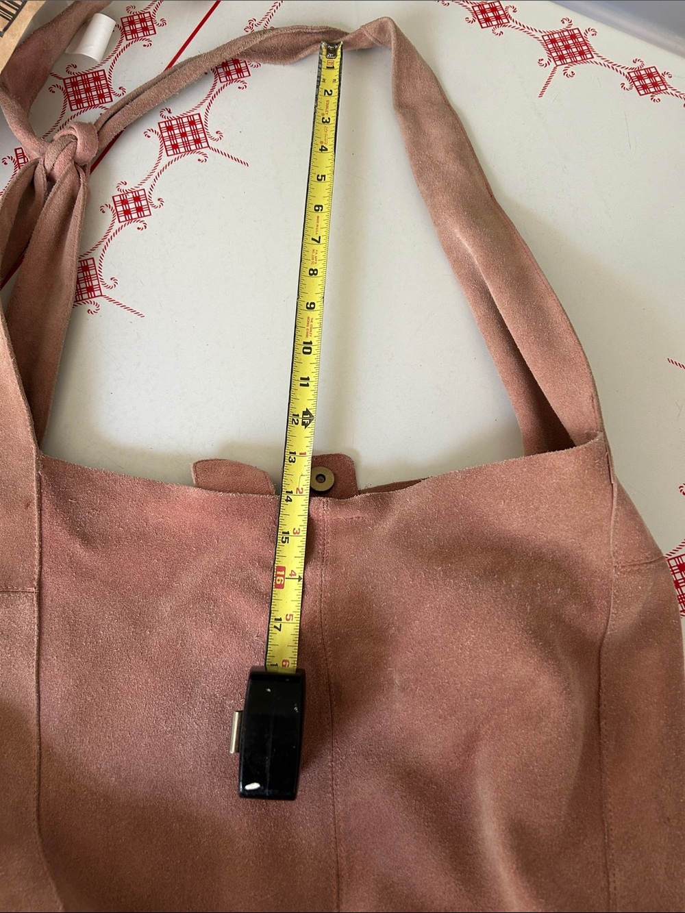 Free People Suede Shoulder Hobo Bag in Dusty Rose Brown - Picture 7 of 15